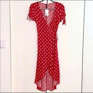 H&M Red Polka Dot Dress